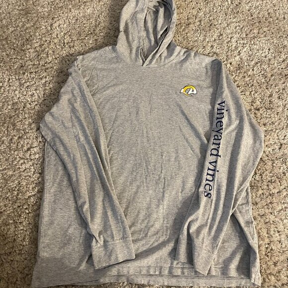 Vineyard Vines Other - Vineyard Vines x LA Rams XL Heather Gray Long Sleeve Tee NFL Logo Sleeve Print